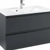 Held Waschtischunterschrank 80 mit Mineralgussbecken CARDIFF* Badschränke