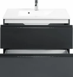 Held Waschtischunterschrank 80 mit Mineralgussbecken CARDIFF* Badschränke