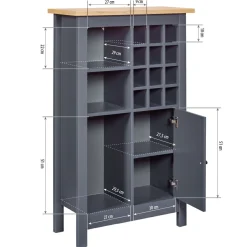 Inter Link Weinschrank ROTTERDAM* Highboards