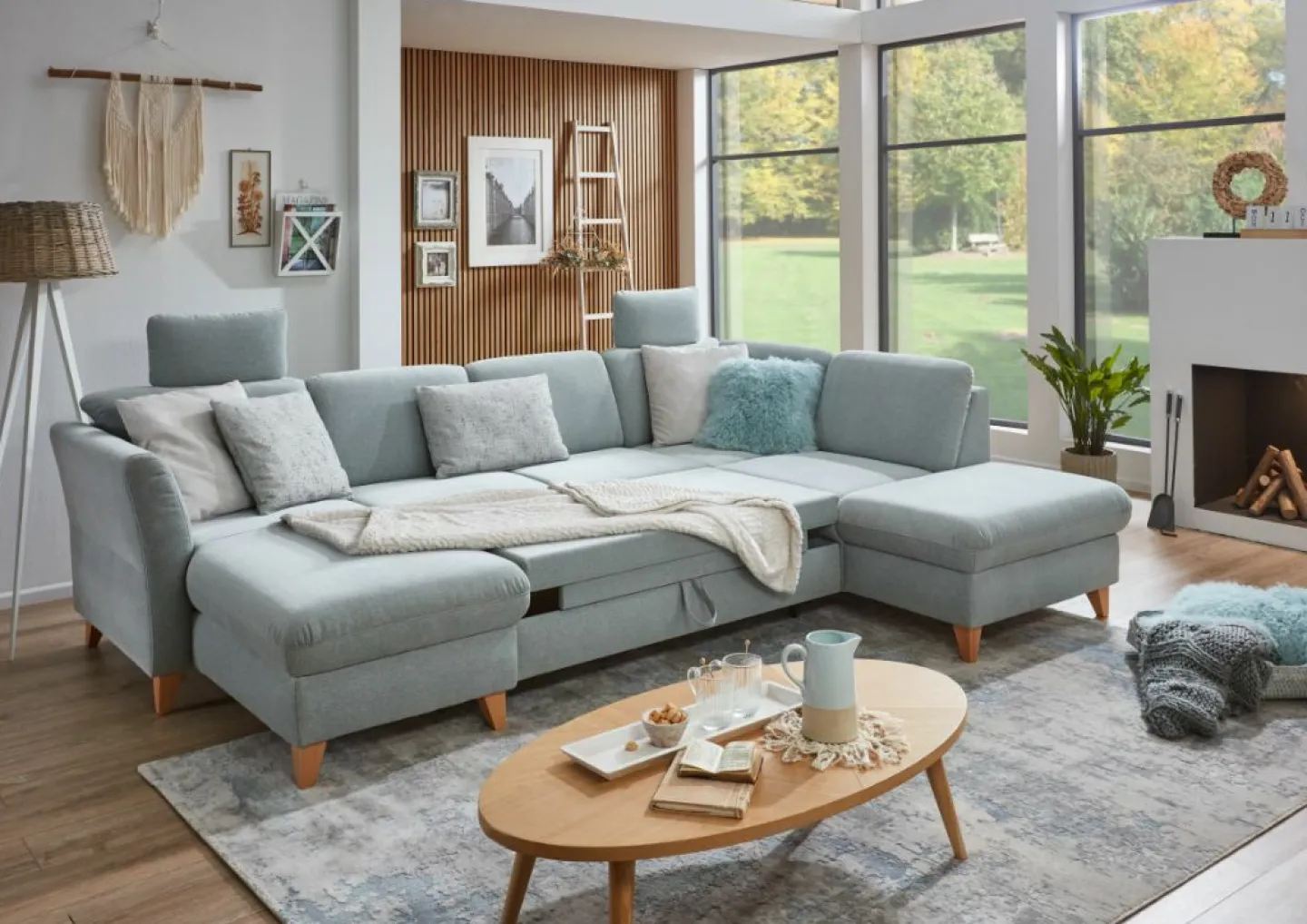 Steinpol Sit&More Wohnlandschaft mit Funktion THASOS* Wohnlandschaften