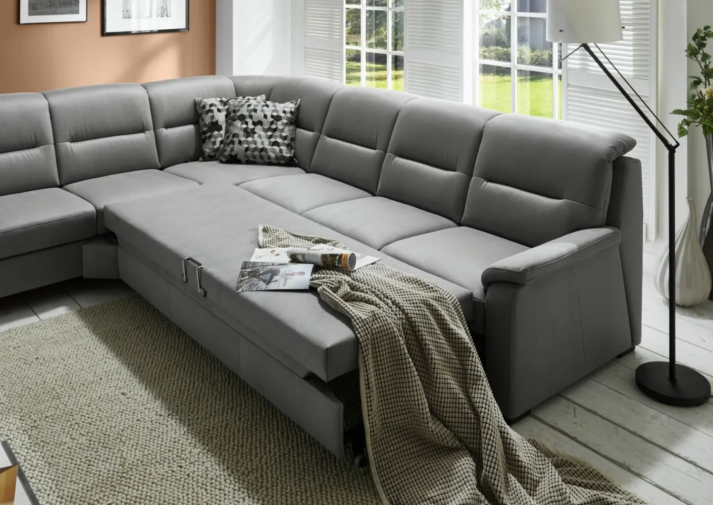 Polipol Wohnlandschaft mit Funktion MONROE* Ecksofas