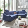 Steinpol Wohnlandschaft mit Funktion COSENZA* Ecksofas