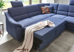 Steinpol Wohnlandschaft mit Funktion COSENZA* Ecksofas