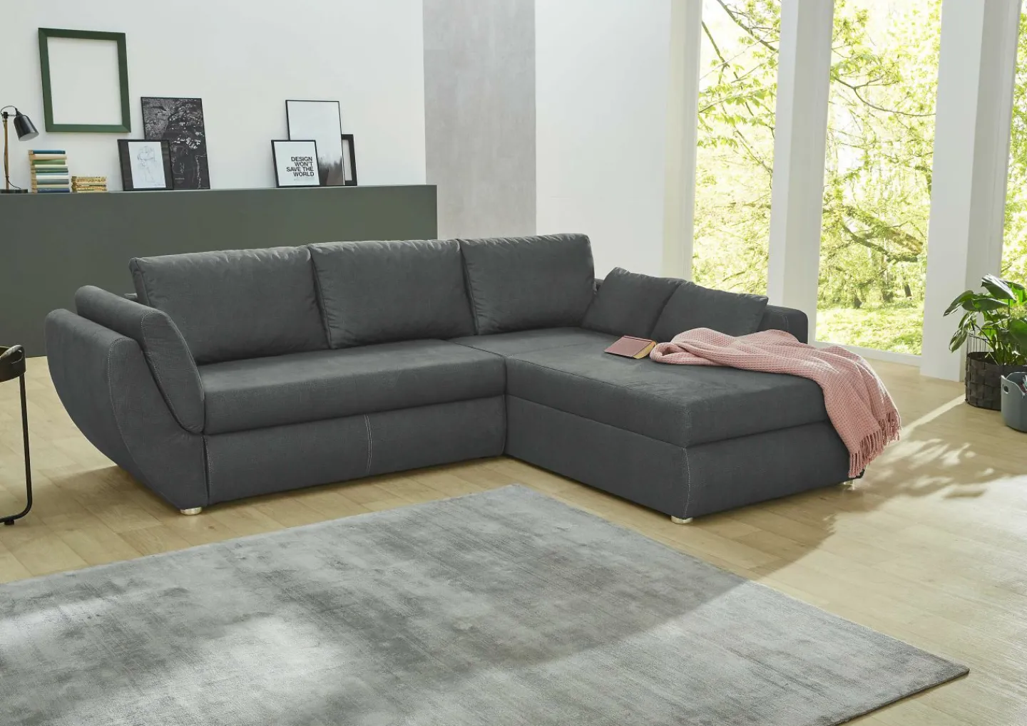 JOB Wohnlandschaft mit Funktion TAIFUN* Ecksofas