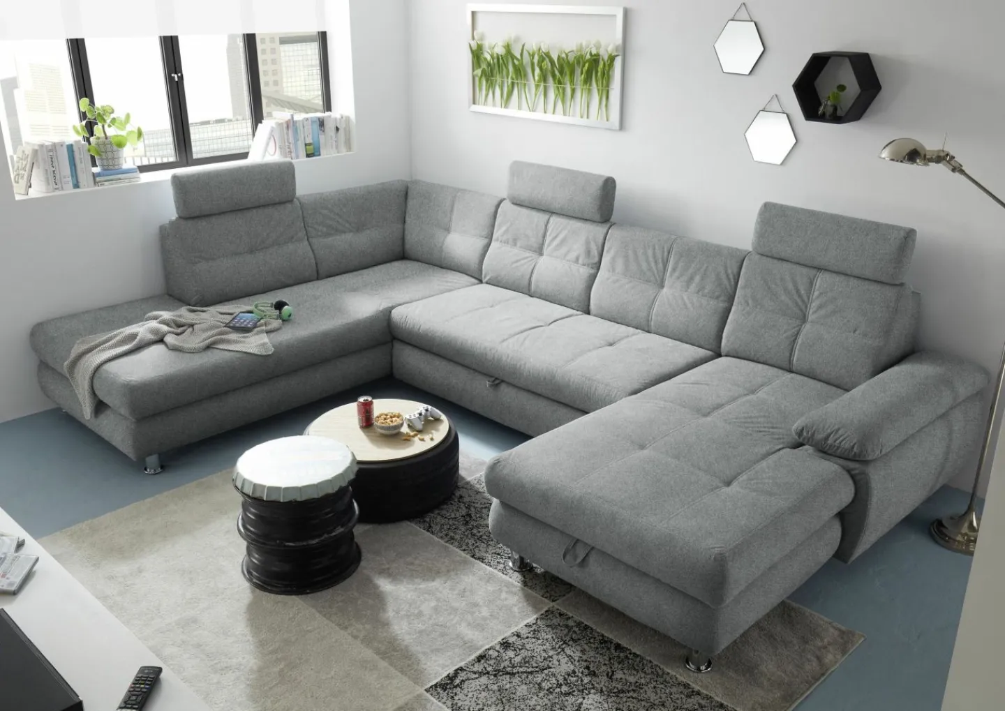 BRW Wohnlandschaft mit Funktion ALBA* Wohnlandschaften