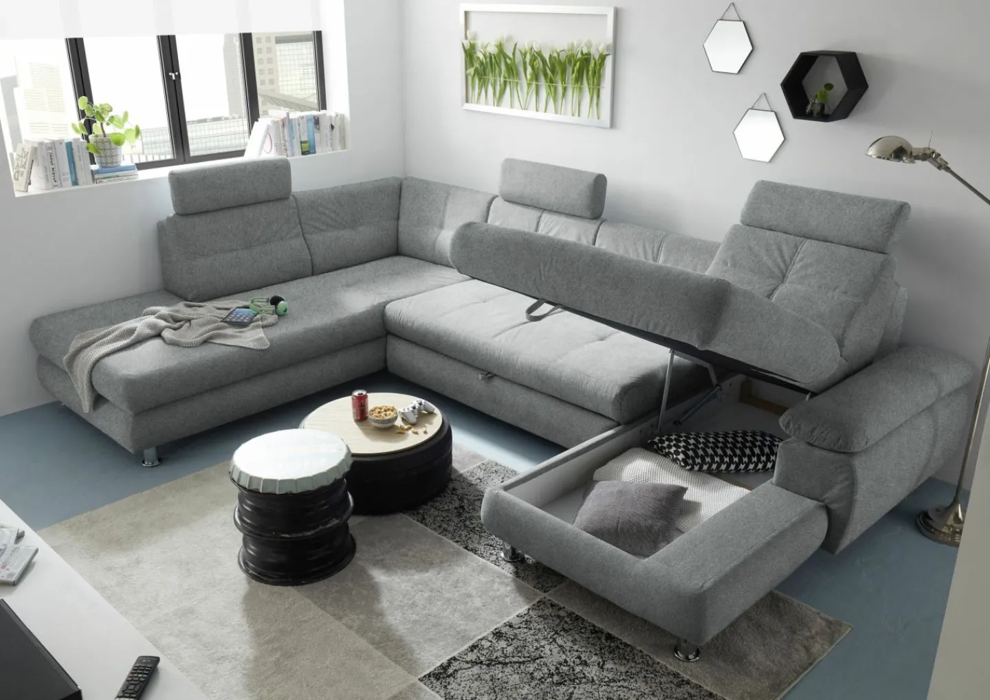 BRW Wohnlandschaft mit Funktion ALBA* Wohnlandschaften
