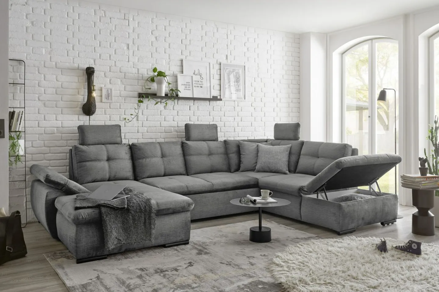 ED-Lifestyle Wohnlandschaft mit Funktion TIJUANA U* Wohnlandschaften